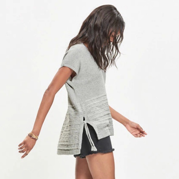 Madewell Sailsport Grey Sleeveless Sweater Vest - Picture 2 of 10